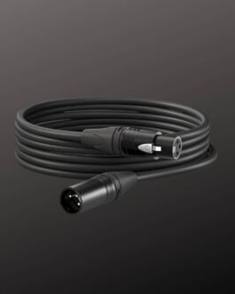 XLR Male to Female Cable for DMX – Oxygen-Free Copper, 10 meter for Podcast, Studio, Stage, Guitar, Mixer and DMX machine