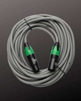 XLR Cable – Pro Balanced Male-to-Female 20 meter. | Oxygen-Free Copper. | For Podcast, DMX, Studio, Guitar, Mixer.