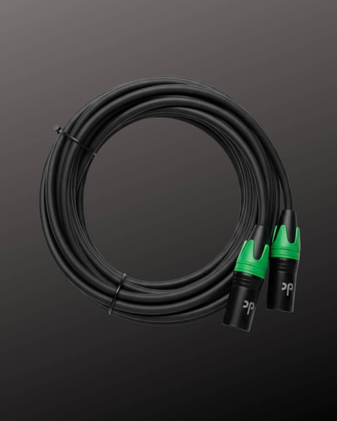 Professional XLR Microphone Cable – Balanced OFC Male to Female Cable 15 meter for DMX, Studio, Stage, Podcast, Guitar, Mixer & DMX - Image 2