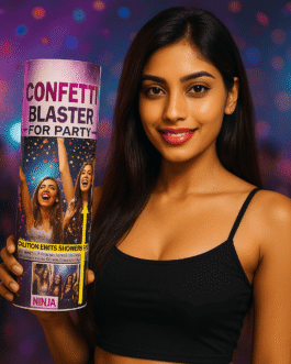 Ninja Confetti SFX Blaster – Pack of 2 For Party | Event | Wedding | Birthday | Celebrations