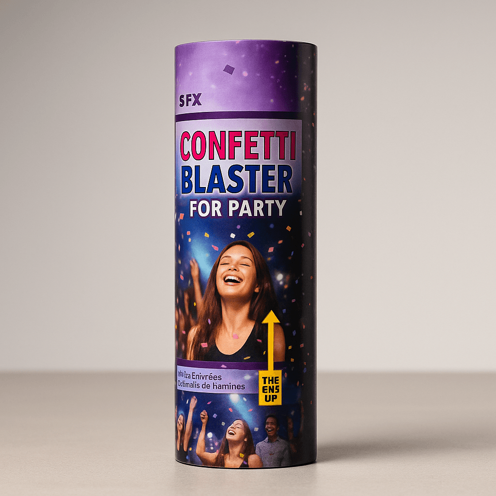 Ninja Confetti SFX Blaster – Pack of 2 For Party | Event | Wedding | Birthday | Celebrations - Image 4