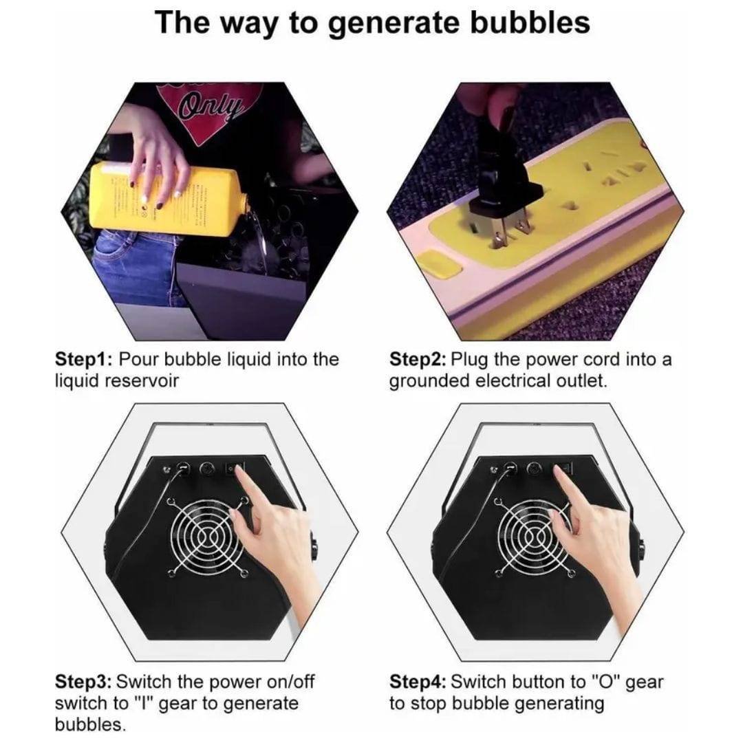 Automatic Bubble Machine for Parties Ultimate Bubble Maker - 1000+ Bubbles/Min Toy Bubble Maker - Image 5