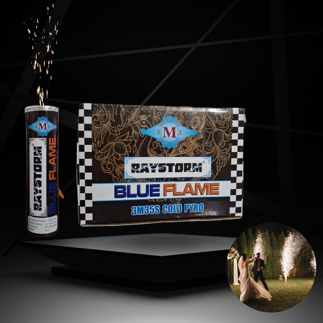 Premium Quality Blue Flame Cold Pyro for Event & Wedding Party New - Image 6