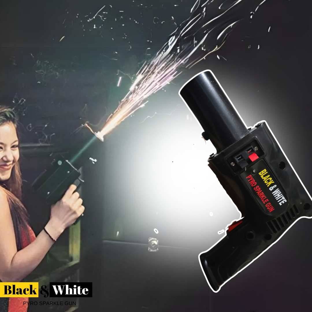 Cold Pyro Gun for Party or Wedding Celebration Diwali Gun (Black) - Image 3