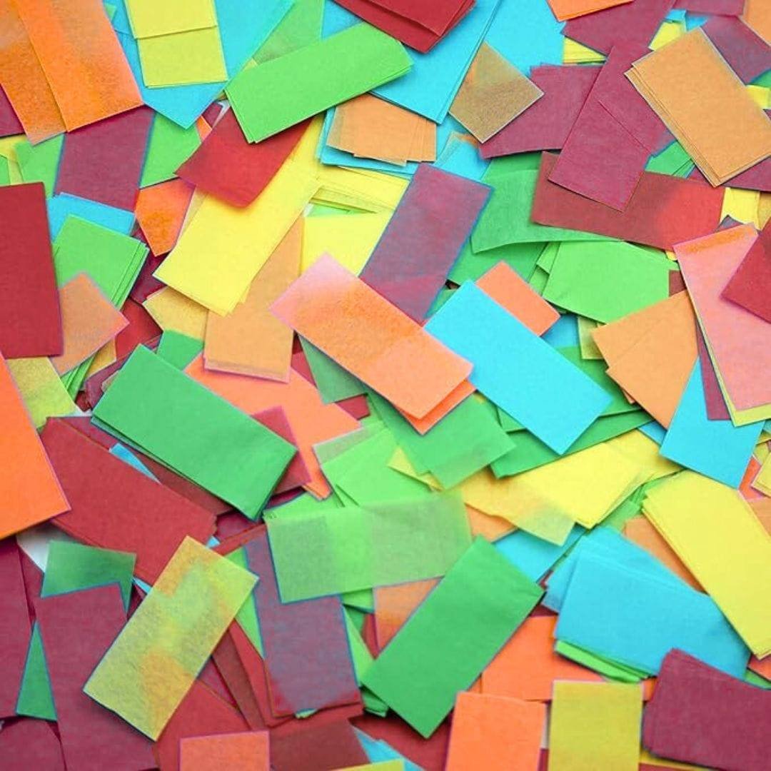 Multicolor Luxury Confetti Paper 1kg pack Confetti for Weddings, Anniversaries, Events, Concerts, Confetti - Image 4