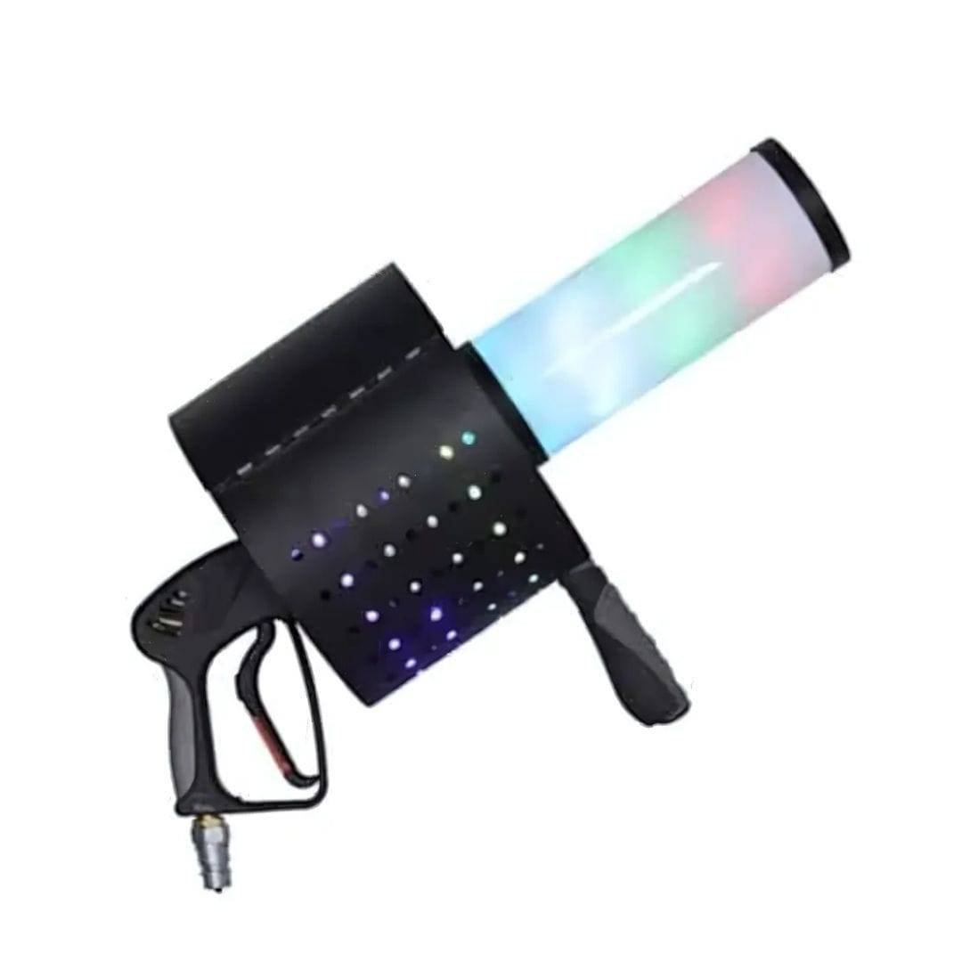 CO2 Fog Machine, Confetti Machine, LED 7-Color CO2 Jet Machine, Handheld CO2 Smoke Gun – with 3MM Gas Hose for Nightclub, Wedding, and Party Use - Image 2