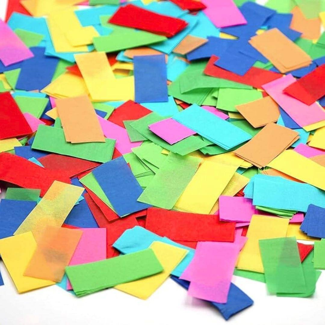 Multicolor Luxury Confetti Paper 1kg pack Confetti for Weddings, Anniversaries, Events, Concerts, Confetti