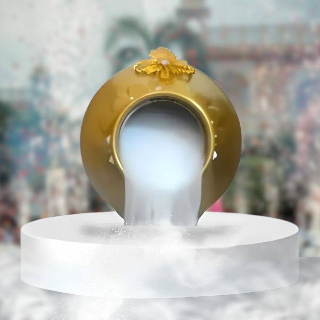 Golden Dry Ice Fog Pot Matka For Stage Effects | Wedding