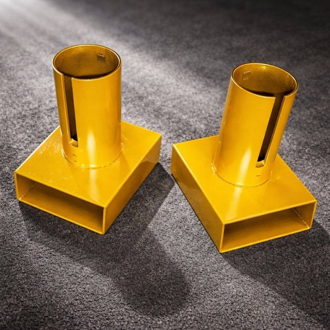 Metal Pyro Channel Stand 5 Inches Size (Pack of 2 )
