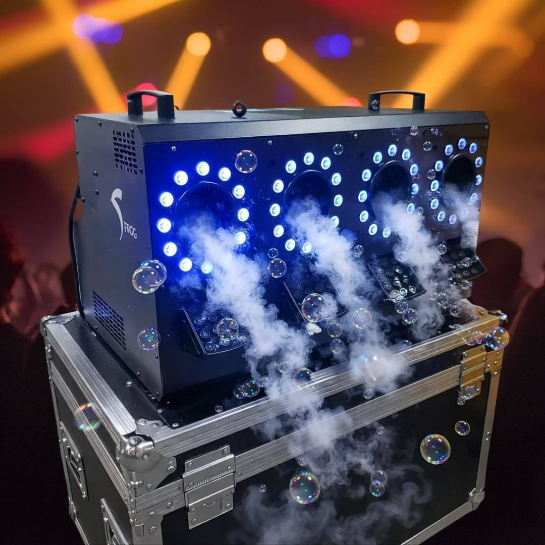 Spro 4 Way Extreme LED Smoke Bubble Machine For Wedding & Event