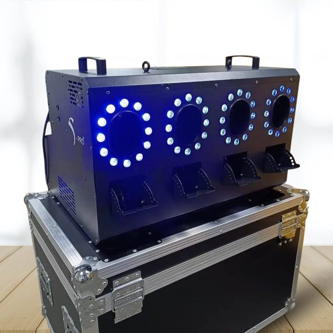 Spro 4 Way Extreme LED Smoke Bubble Machine For Wedding & Event - Image 5