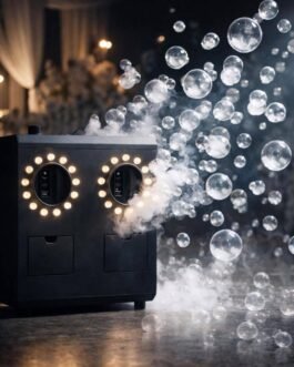 Spro Xtreme 2 EYE Smoke Bubble Machine for Event, Wedding, Concert