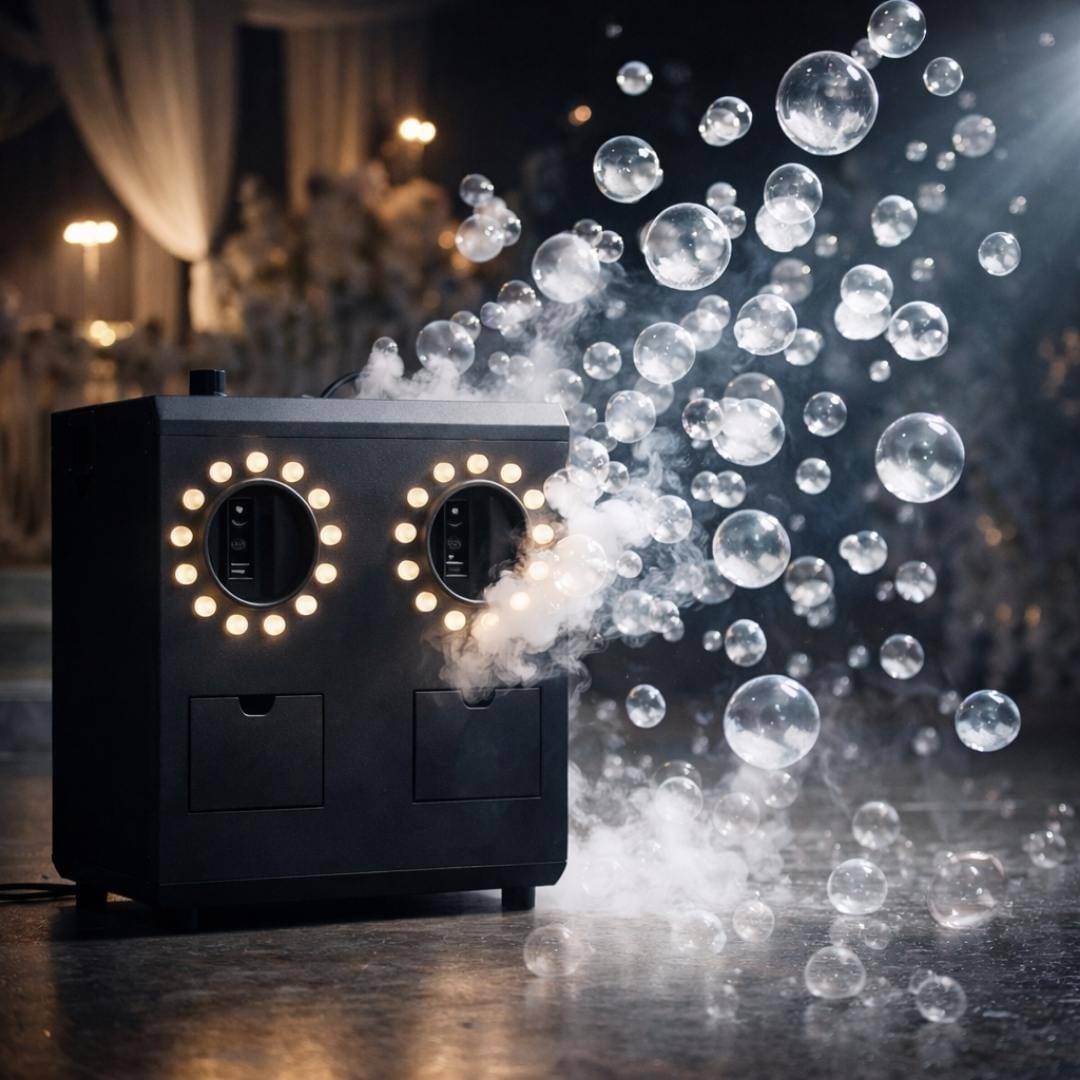 Spro Xtreme 2 EYE Smoke Bubble Machine for Event, Wedding, Concert