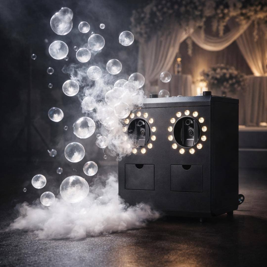 Spro Xtreme 2 EYE Smoke Bubble Machine for Event, Wedding, Concert - Image 3