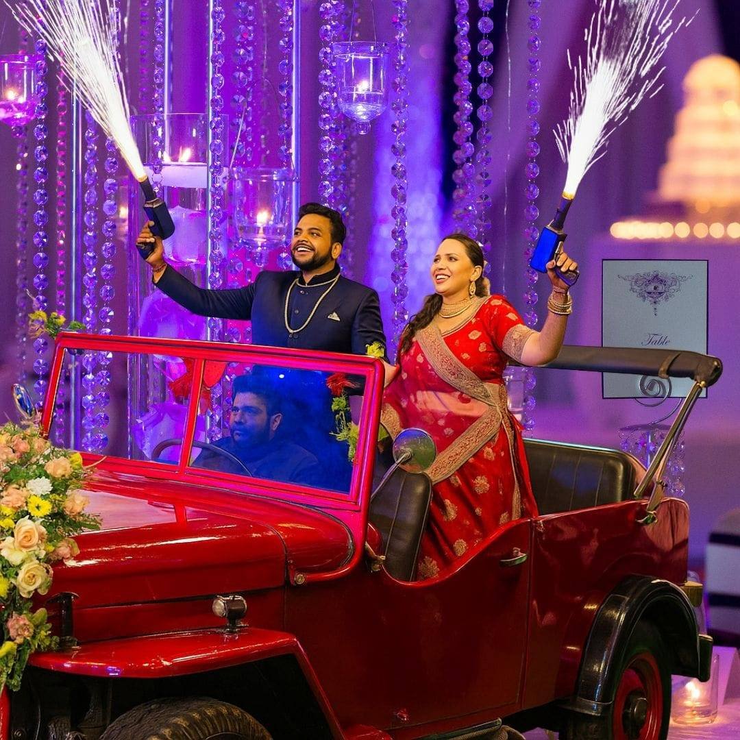 Cold Pyro Gun for Party or Wedding Celebration Diwali Gun (Black) - Image 2